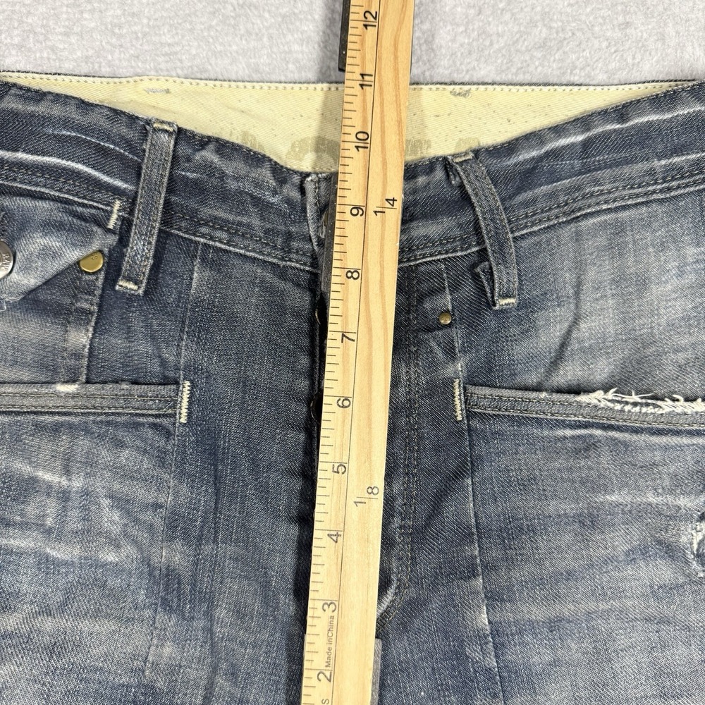 GStar Raw Navy Jack Loose Tapered Jeans Mens 29x30 Distressed Repaired Italy - Picture 13 of 16